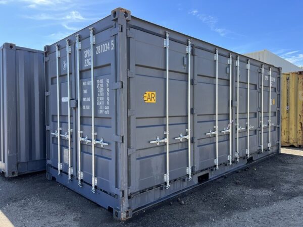 20ft Storage Container Standard Height Open Side New