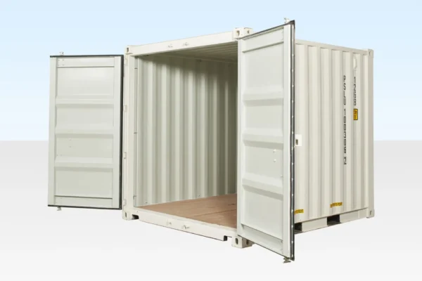 10FT X 8FT Shipping Container (One Trip) White (RAL 9003) - Image 3