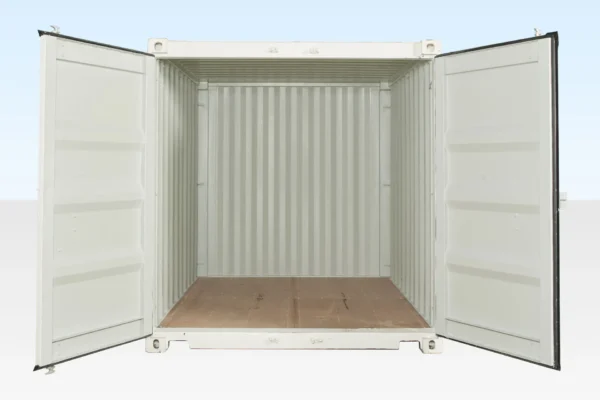 10FT X 8FT Shipping Container (One Trip) White (RAL 9003) - Image 2