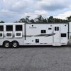 2013 Lakota Charger 8411LQ 4 Horse Trailer with 13' Short Wall - Image 3