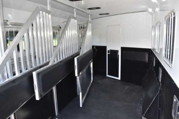 2022 Bison Desperado 8413BG 4 Horse Trailer with 13' Short Wall - Image 29