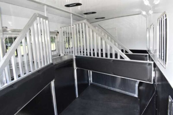 2022 Bison Desperado 8413BG 4 Horse Trailer with 13' Short Wall - Image 27