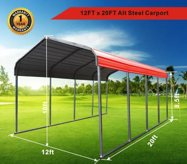 Golden Mount Classic Steel Carport - Image 2