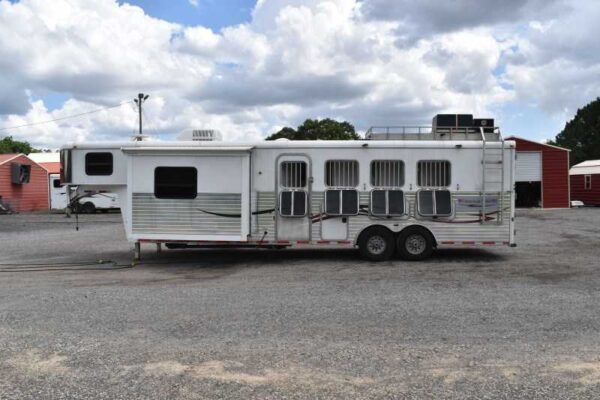 2007 American Spirit 8410GLQ 4 Horse Trailer with 10' Short Wall - Image 6