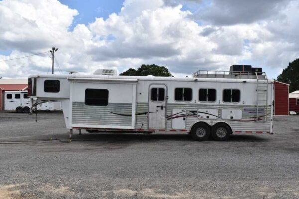 2007 American Spirit 8410GLQ 4 Horse Trailer with 10' Short Wall - Image 5