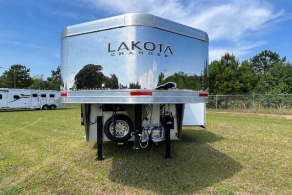 2024 Lakota Charger LE81413SR Stock Trailer with 13' Short Wall - Image 3