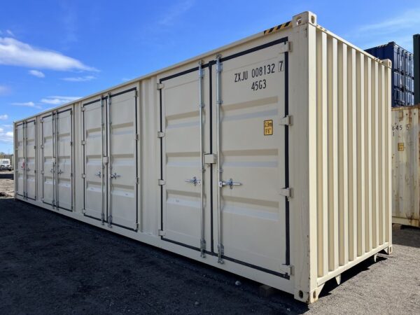 40ft Storage Container High Cube One Trip Side Doors - Image 5