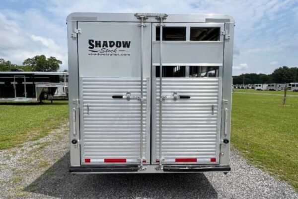 Used 2022 Shadow STK Stock Trailer with 8′ Short Wall - Image 12