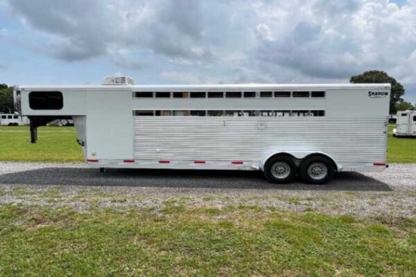 Used 2022 Shadow STK Stock Trailer with 8′ Short Wall - Image 5