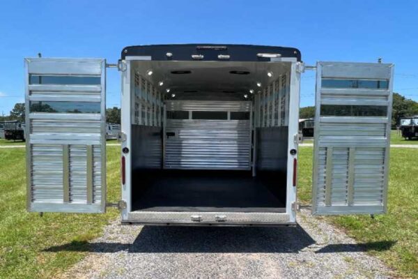 2024 Bison Trail Hand 708160 Stock Trailer with 8' Short Wall - Image 11