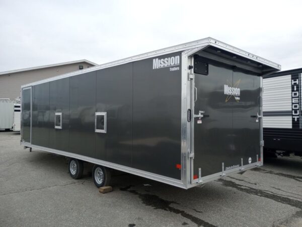 2024 Mission Trailers 101×24 Aluminum 4/5-Place Drive In/Out Deckover w/Galvanized Pkg, Canopy - Image 6