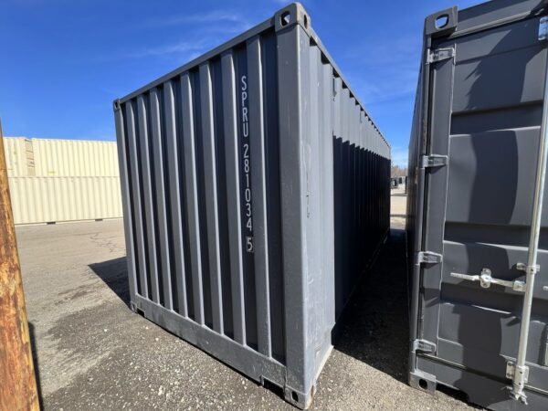 20ft Storage Container Standard Height Open Side New - Image 5