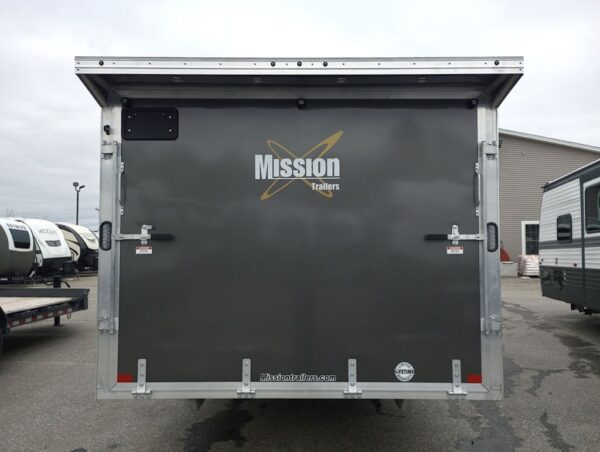 2024 Mission Trailers 101×24 Aluminum 4/5-Place Drive In/Out Deckover w/Galvanized Pkg, Canopy - Image 7