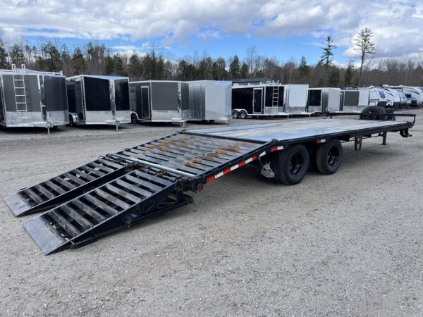 2022 Iron Bull Trailers 8.5x25 22K Deckover Equipment Hauler w/Rampage Ramps