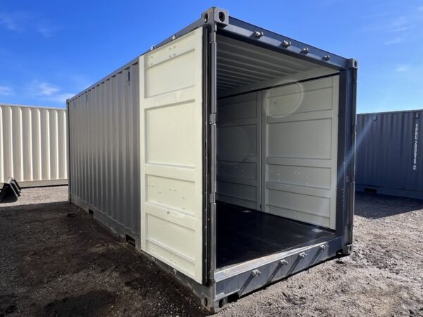 20ft Shipping Container Standard Height One Trip Open Side - Image 9