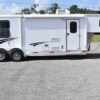 2014 Shadow 7208GLQ 2 Horse Trailer with 8' Short Wall - Image 3