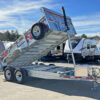 2024 N&N Trailers 7×14 14K Galvanized Hydraulic Dump w/Ramps, 2-Way Spreader Gate, Tarp Kit - Image 17