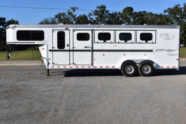 Used 2005 Sundowner 4HGN 4 Horse Trailer