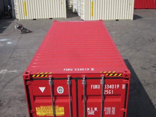 20ft High Cube Shipping Container (Red) - Image 5