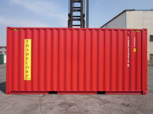 20ft High Cube Shipping Container (Red) - Image 3