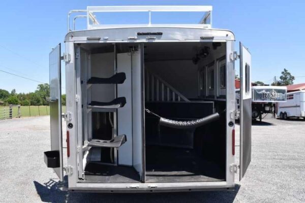 2020 Bison Laredo 3 Horse Trailer with 11' Short Wall - Image 26