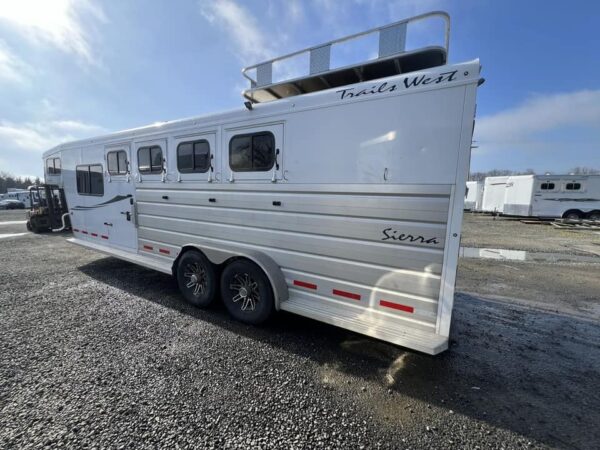 2020 Trails West Sierra Gooseneck 4 Horse - Image 3