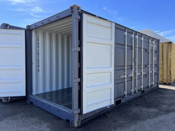 20ft Storage Container Standard Height Open Side New - Image 9