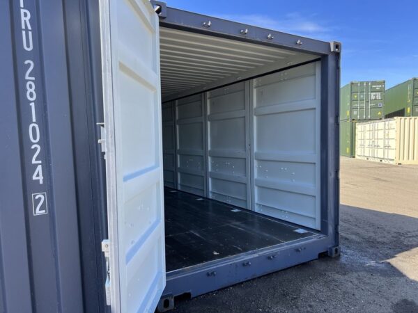 20ft Storage Container Standard Height Open Side New - Image 7