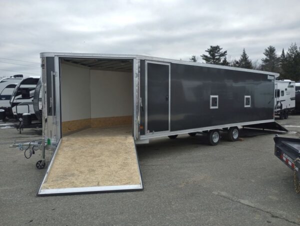 2024 Mission Trailers 101x24 Aluminum 4/5-Place Drive In/Out Deckover w/Galvanized Pkg, Canopy - Image 2