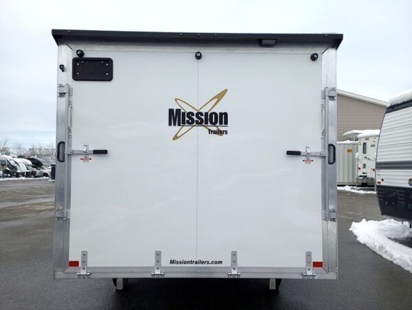 2024 Mission Trailers 101x12 Aluminum 2 Place Crossover 3.0 w/Side X Side Pkg, Rear Canopy - Image 7