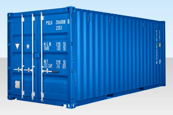 20FT Self Storage Container With Bamboo Floor – Blue (RAL 5010)