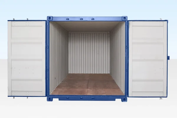 20FT Shipping Container Blue (RAL 5013) - Image 2