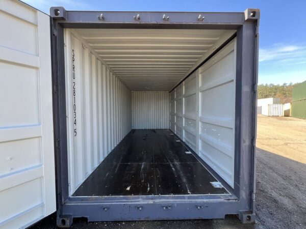 20ft Storage Container Standard Height Open Side New - Image 8