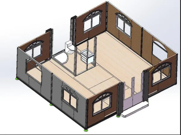 Mobile Expandable Prefabricated House 20ft - Image 7