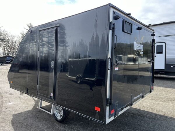 2021 Mission Trailers 101x12 Aluminum 2-Place Crossover/Hybrid w/Blackout PKG - Image 5