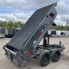 2024 RawMaxx 5X10 7K Powder Coated Dump Trailer w/Tarp Kit - Image 17