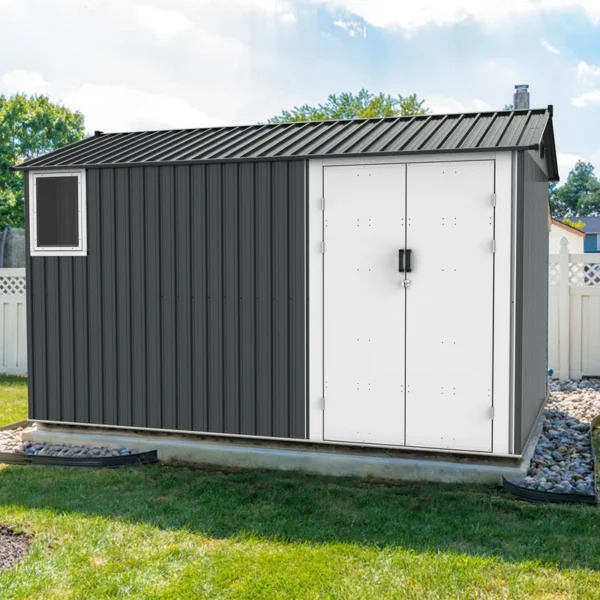 Metal Storage Shed with Double Hinged Doors - Image 7