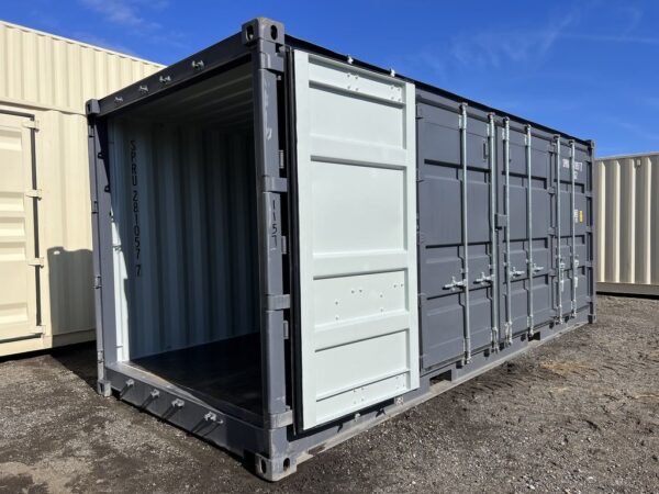 20ft Shipping Container Standard Height One Trip Open Side - Image 11