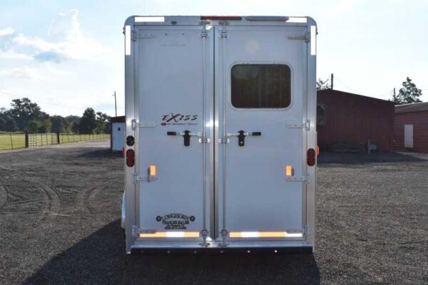 2015 Exiss 7308LQ 3 Horse Trailer with 8' Short Wall - Image 21