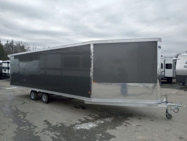 2024 Mission Trailers 101×24 Aluminum 4/5-Place Drive In/Out Deckover w/Galvanized Pkg, Canopy - Image 9