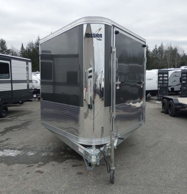 2024 Mission Trailers 101x24 Aluminum 4/5-Place Drive In/Out Deckover w/Galvanized Pkg, Canopy - Image 4