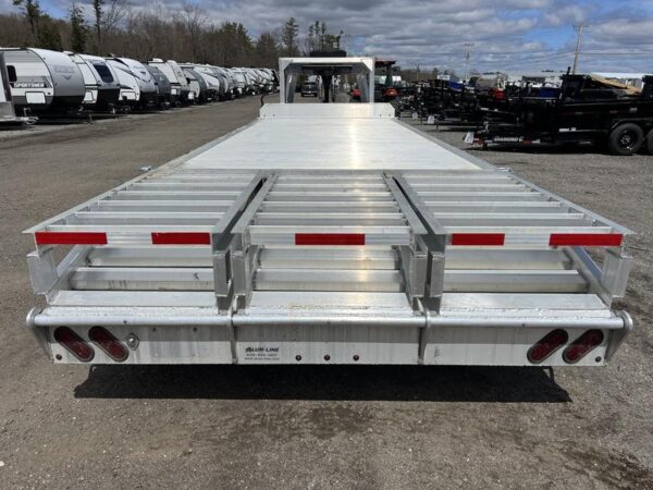 2024 Alum Line Trailers 8.5x24 13K Aluminum Gooseneck w/Flip-Over Ramps - Image 6