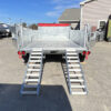 2024 N&N Trailers 7×14 14K Galvanized Hydraulic Dump w/Ramps, 2-Way Spreader Gate, Tarp Kit - Image 3