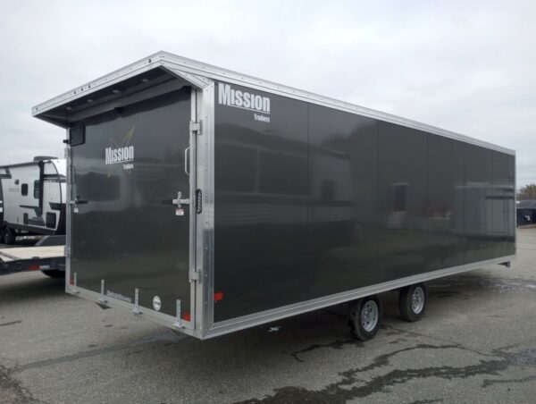 2024 Mission Trailers 101×24 Aluminum 4/5-Place Drive In/Out Deckover w/Galvanized Pkg, Canopy - Image 8