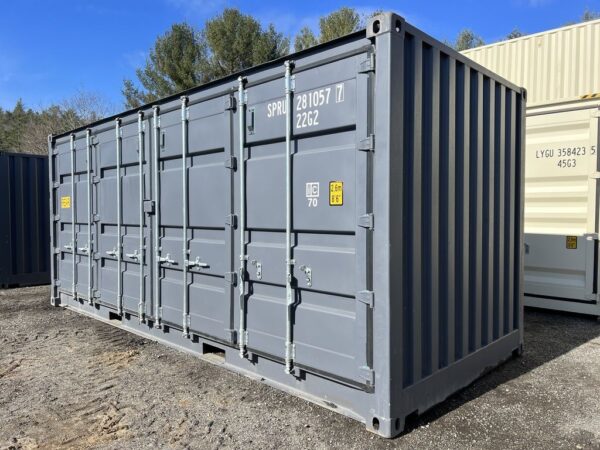 20ft Shipping Container Standard Height One Trip Open Side - Image 4