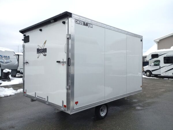 2024 Mission Trailers 101x12 Aluminum 2 Place Crossover 3.0 w/Side X Side Pkg, Rear Canopy - Image 8