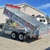 2024 N&N Trailers 7×14 14K Galvanized Hydraulic Dump w/Ramps, 2-Way Spreader Gate, Tarp Kit
