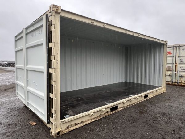 20ft Storage Container Standard Height Open Side - Image 12