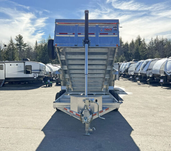 2024 N&N Trailers 7×14 14K Galvanized Hydraulic Dump w/Ramps, 2-Way Spreader Gate, Tarp Kit - Image 19