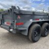 2024 RawMaxx 5X10 7K Powder Coated Dump Trailer w/Tarp Kit - Image 6